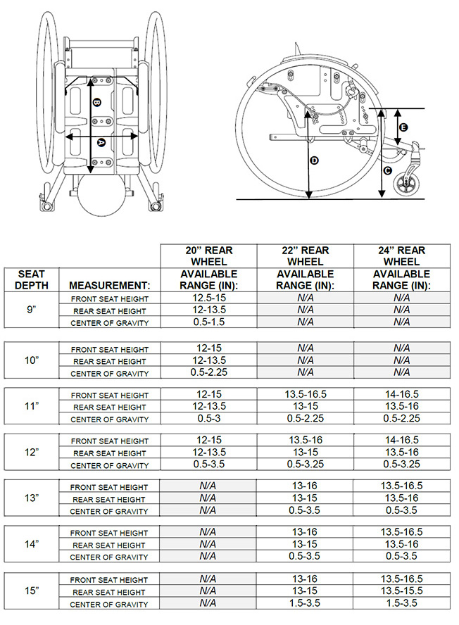 TiLite Pilot - Frame Measurements