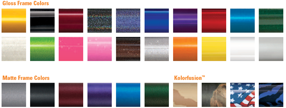 Quickie Xenon² Folding Wheelchair - Frame Colors