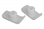 Medline Walker Ski Glides, Fit 1" I.D. Only; 1 Pair 