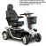 Pride Pursuit XL PMV, 4 Wheeled Scooter - Silver
