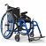 Helio A6 Lightweight Folding Wheelchair - Sapphire Blue