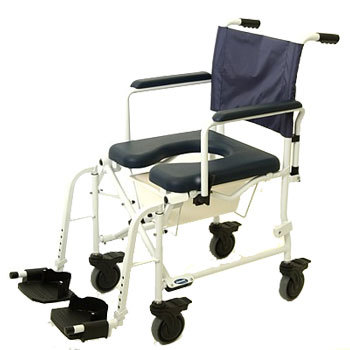 Invacare Mariner Rehab Shower/Commode Chair w/5" Casters