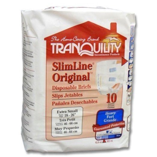 Tranquility SlimLine Disposable Briefs