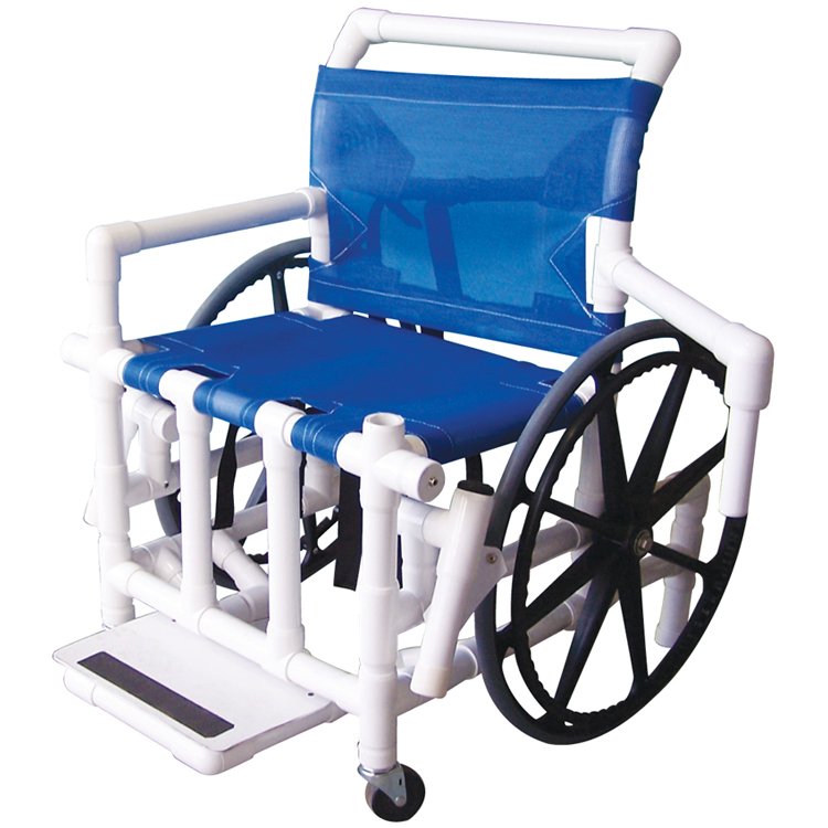 Aqua Creek Heavy Duty PVC Pool Access Chair w/Mesh Seat