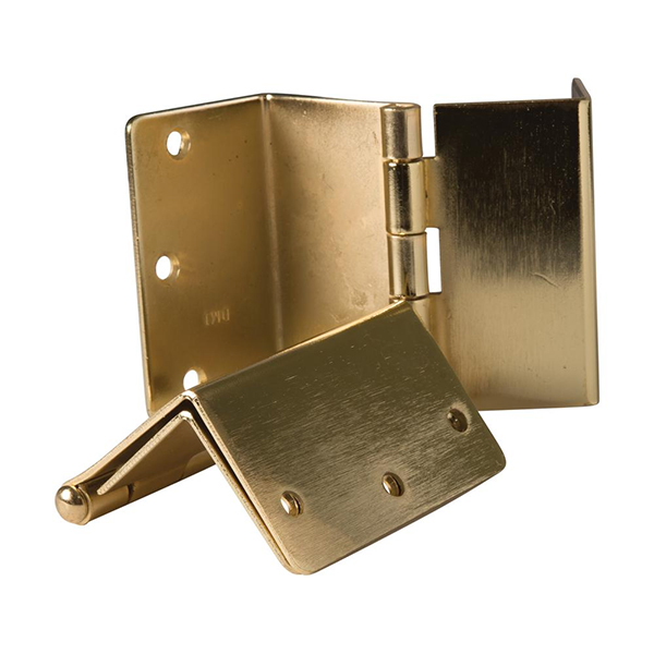 HealthSmart Expandable Door Hinges, Brass Box of 2  