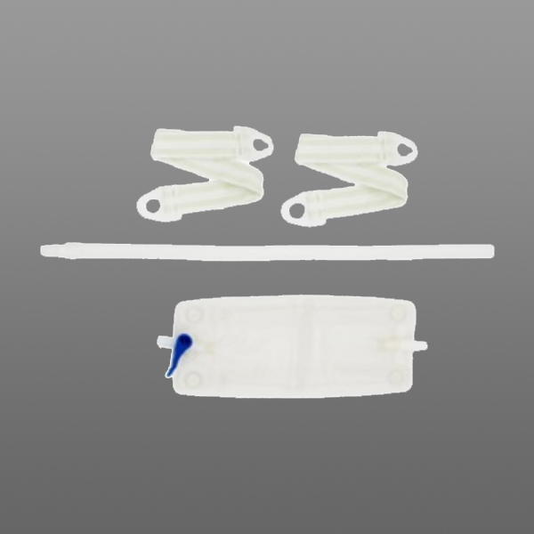 Hollister 18 oz Latex-Free Leg Bag Kit with Extension Tubing, Connector and Straps - each