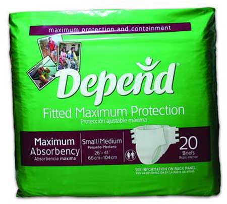Depend Maximum Protection Fitted Brief 