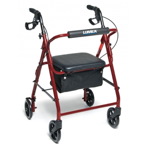 Lumex Walkabout Basic Four-Wheel Rollator