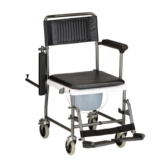 Nova Drop-Arm Shower/Commode Transport Chair