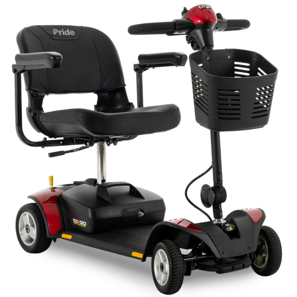 Pride Go-Go Elite Traveller, 4 Wheeled Scooter - FDA Class II Medical Device