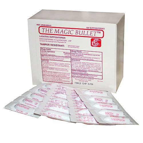 Magic Bullets Suppositories - Box of 100