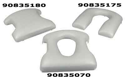 E&J Shower Commode Chair Replacement Padded Seats