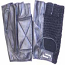 Sportaid Half Finger Full Thumb Wheelchair Gloves with Mesh Back