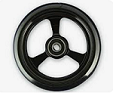 3" X 1.4" Frog Legs Epic Aluminum Soft Roll Wheelchair Casters