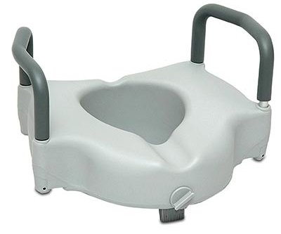 ProBasics Clamp-On Raised Toilet Seat with Arms