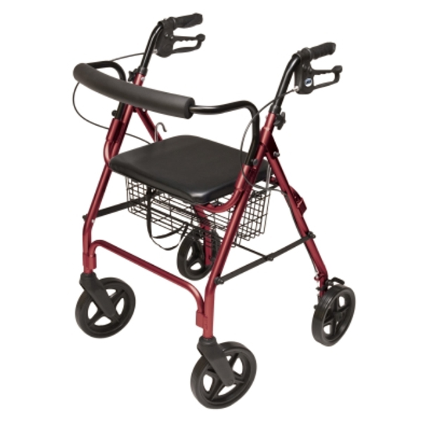 Lumex Walkabout Four-Wheel Contour Deluxe Rollator