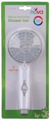 Nova 5 Function Deluxe Hand Held Shower Set