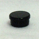 Plastic Caster Cap - Black - for Quickie