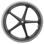 24" x 1" X-Core 5 Spoke Everyday Wheelchair Wheel (25-540)