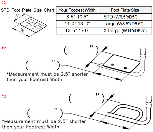 Wheelchair Size Chart