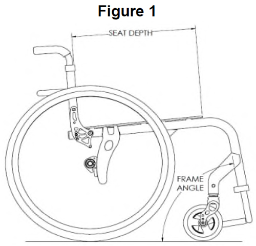 Quickie 5R Wheelchair - Seat Depth