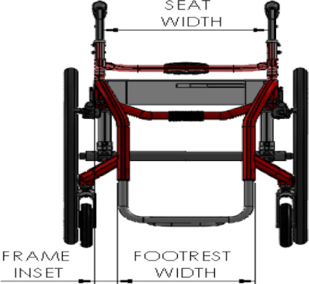 Quickie Nitrun Ultra-Lightweight Wheelchair - Frame Inset