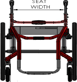 Quickie Nitrun Ultra-Lightweight Wheelchair - Seat Width