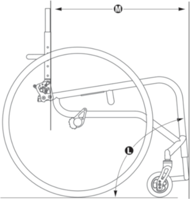 TiLite TR Titanium Wheelchair - Front Angle (L)