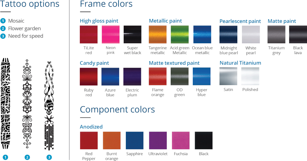 TiLite Twist Growable Wheelchair - Anodized Colors